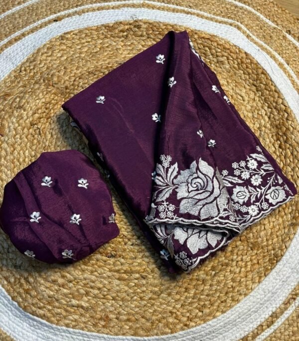 Chinnon Cutwork Sarees