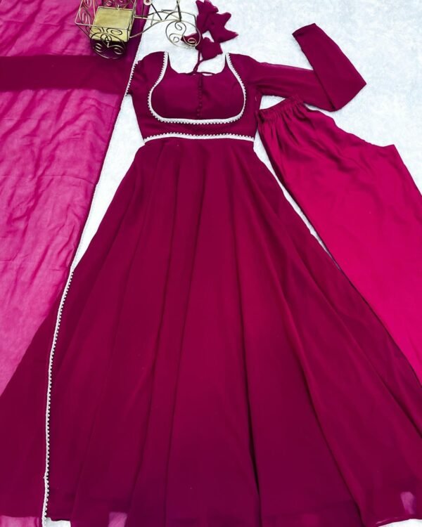 Gown With Dupatta With Pant (Sweety)