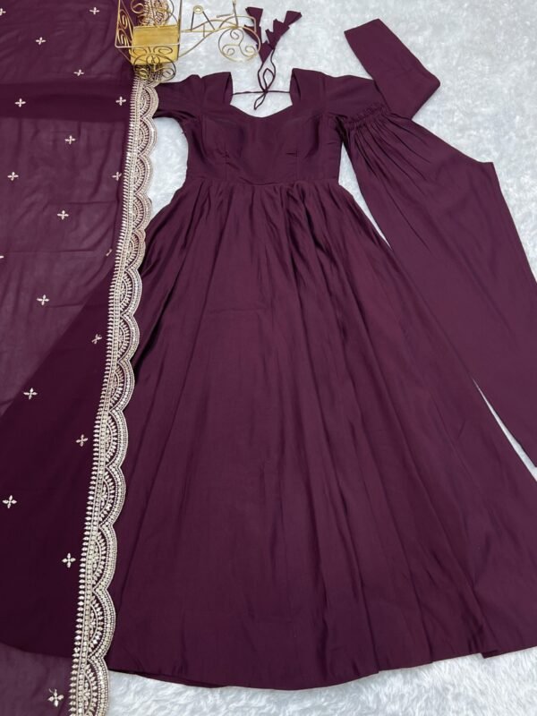 Roman Silk Anarkali Suits ( Deepika )