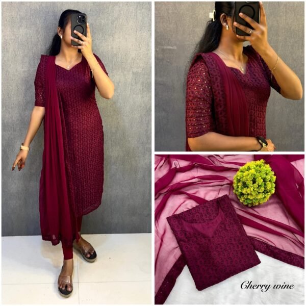 Hakooba Kurti with Dupatta ( No Pant )