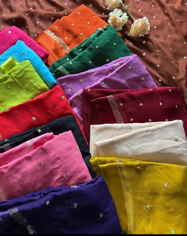 Viscose Georgette Sarees