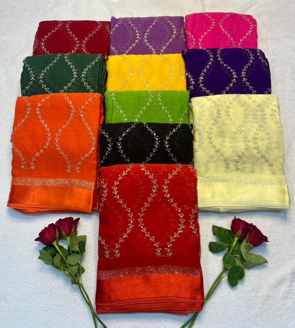 Viscose Georgette Sarees