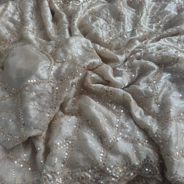 Gold Space Silk Designer Sarees