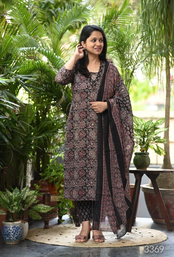 Ajrak Cotton Salwars 3369