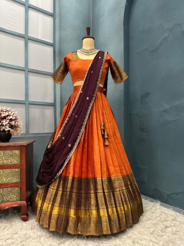 Pattu Silk Half Sarees