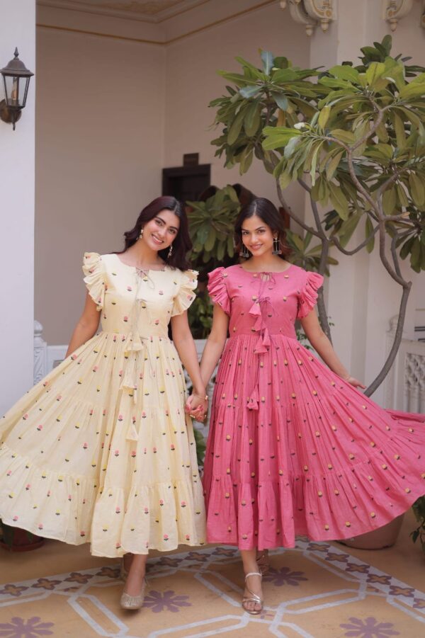 KL048 Mul Cotton Frocks