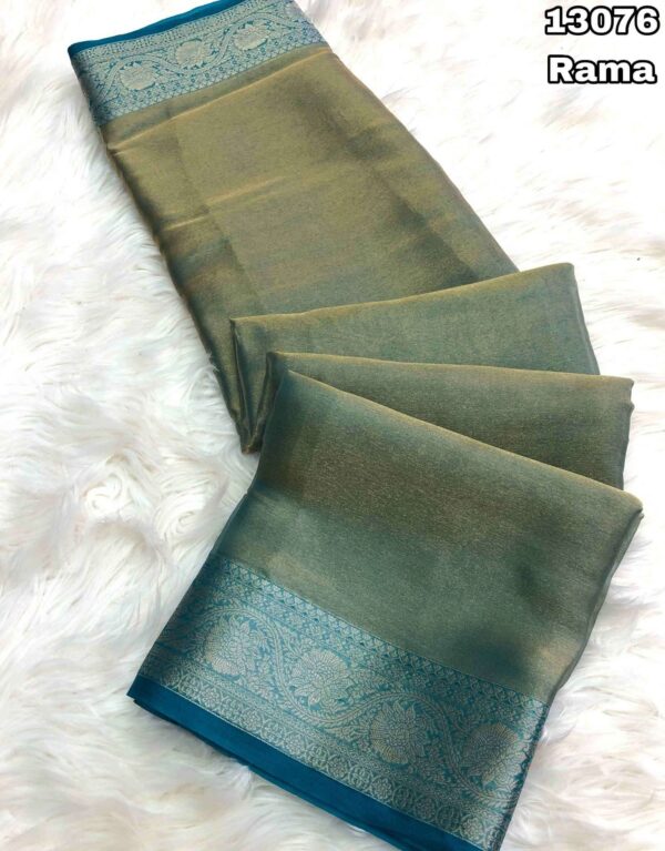 KL13076 - Fendi satin Sarees