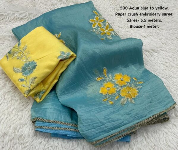 Vaagai- Crushed Sarees