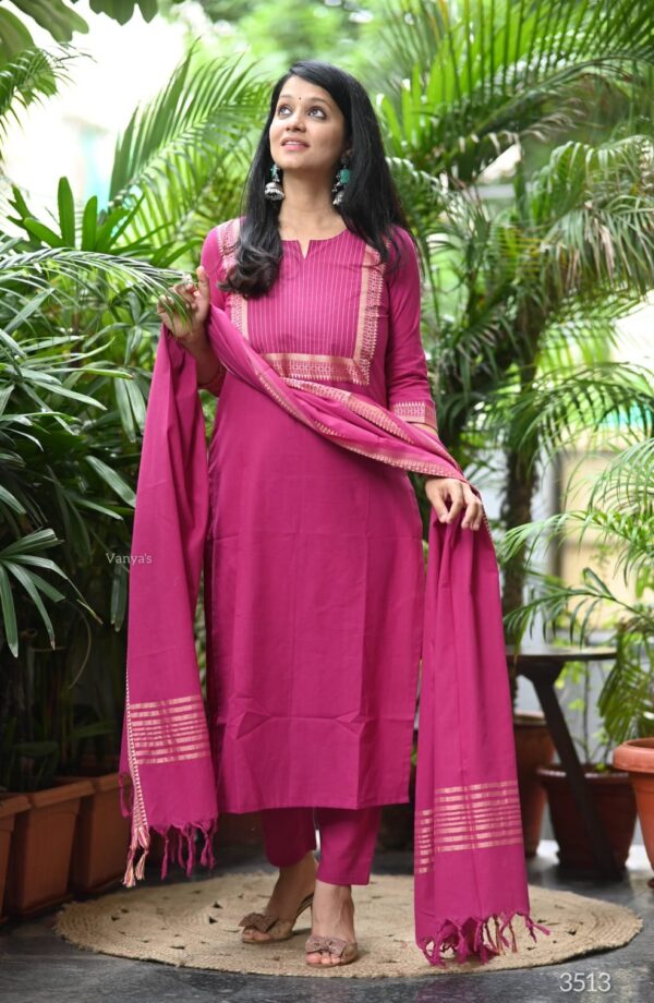 KL3513- Chettinad Cotton Salwars