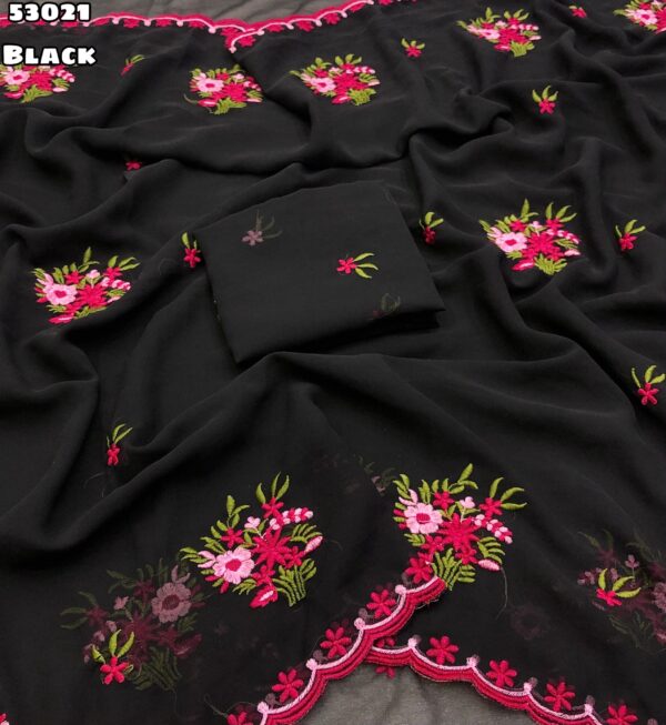 KL53021- Georgette Sarees